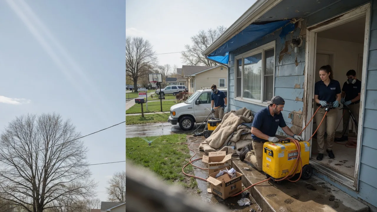 Basement Flood Cleanup in Peru, KS near me